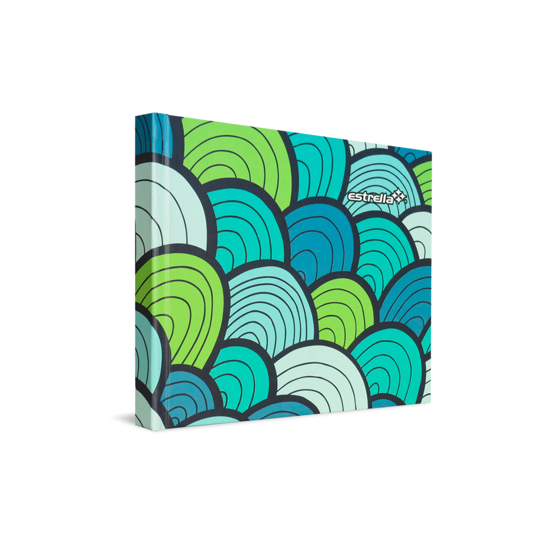 libreta pasta dura forma italiana rayada 0066 con 192 hojas en Dupapier